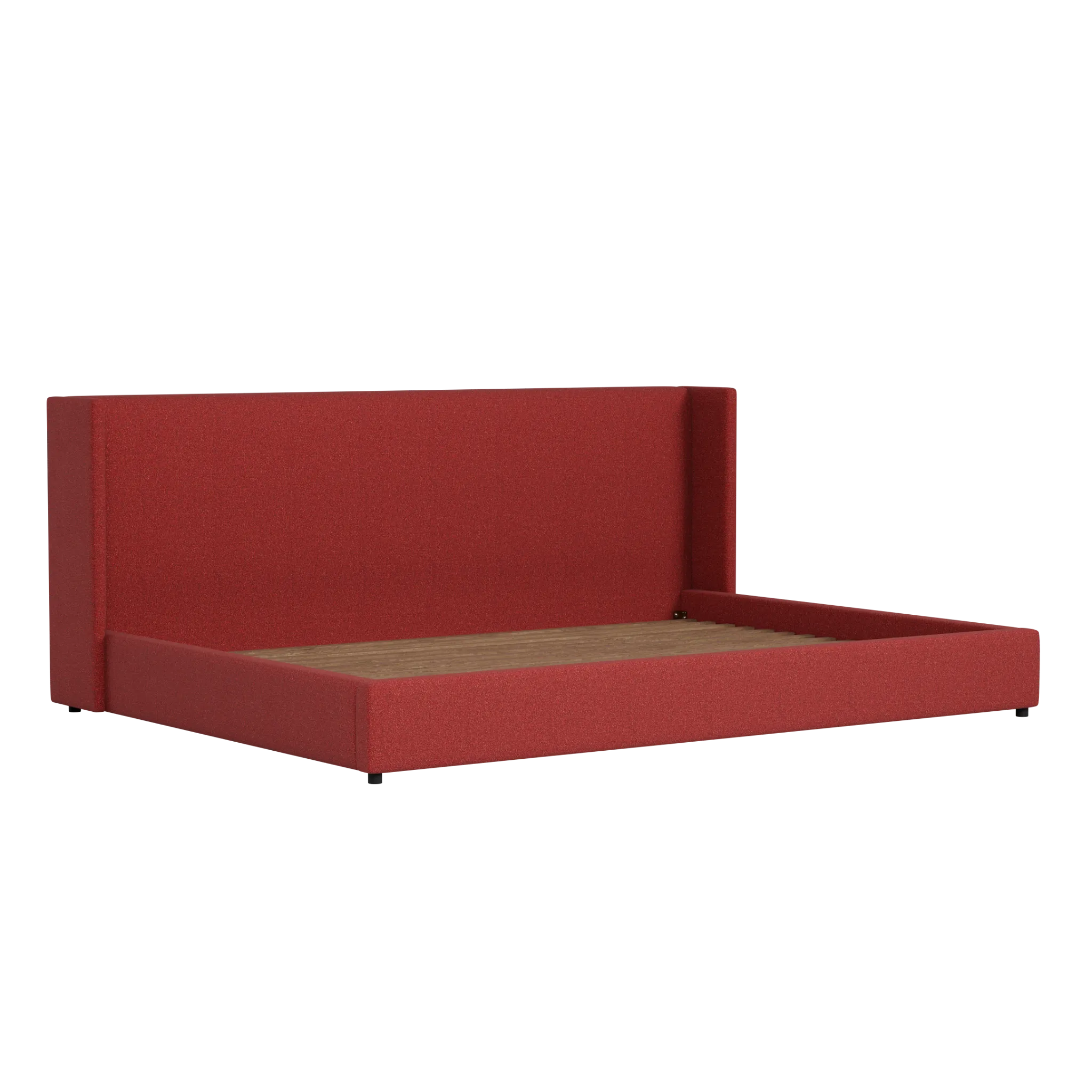 Captiva Elite Red 48" Upholstered Shelter Bed