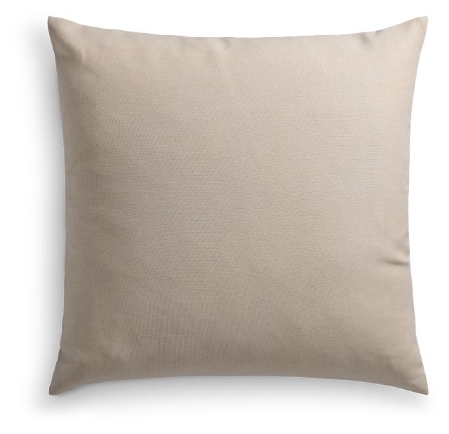 Embrace Ivory 20" Square Accent Pillow