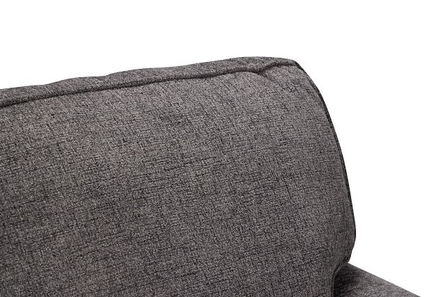Andie Dark Gray Fabric Small Two-arm Sectional