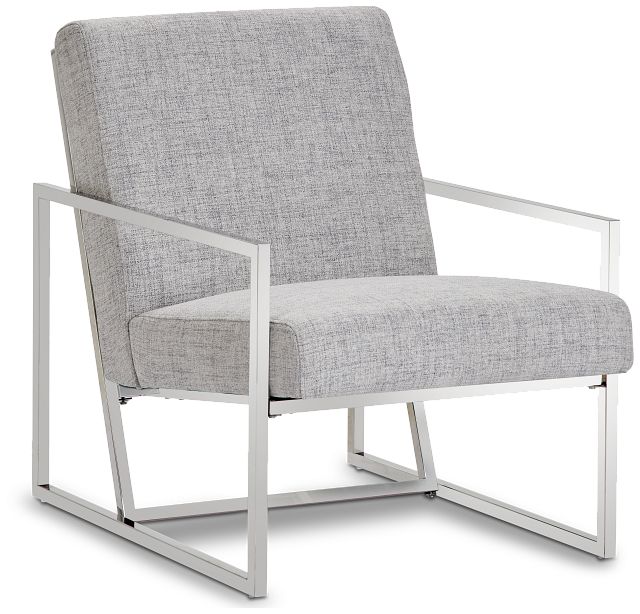 Shepherd Gray Fabric Accent Chair