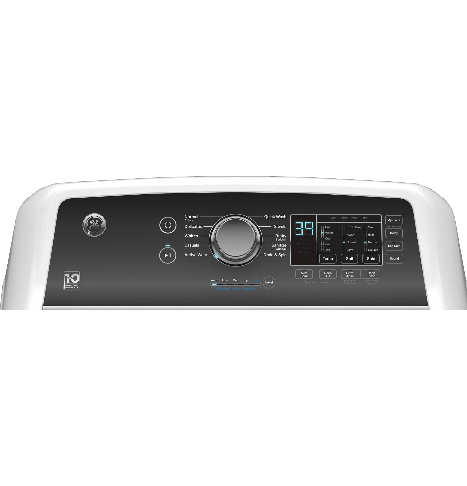 Ge 585 Series White Top Load Washer