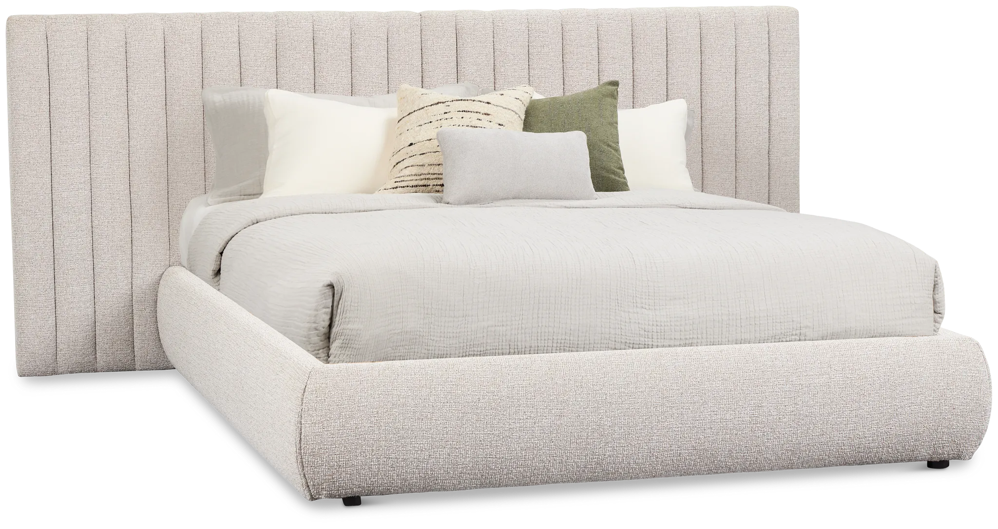 Nomad Gray Uph Spread Bed
