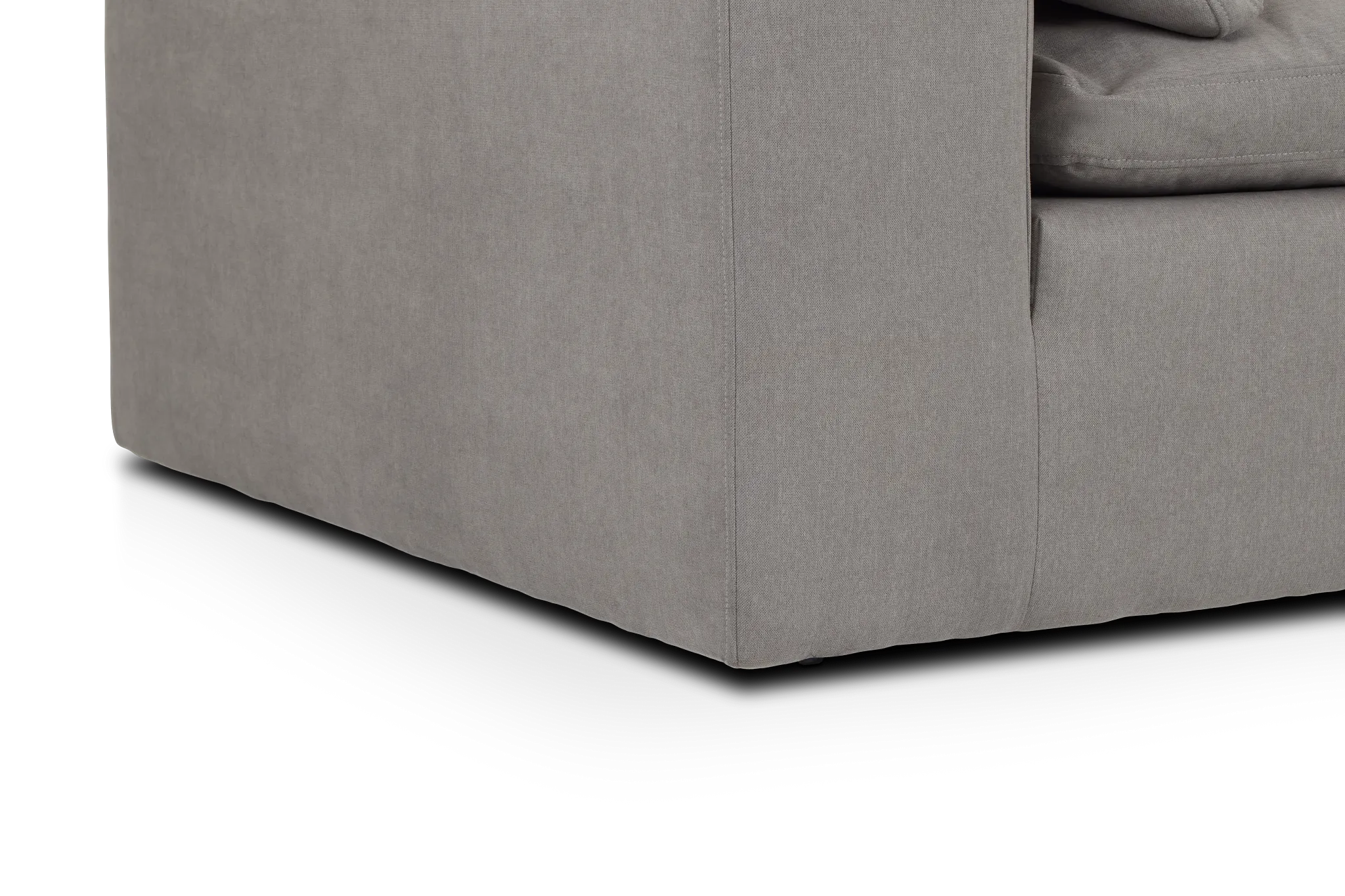 Nixon Light Gray Fabric 3-piece Modular Sofa