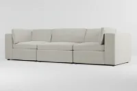 Destin Elite Ivory Fabric 3-piece Modular Sofa