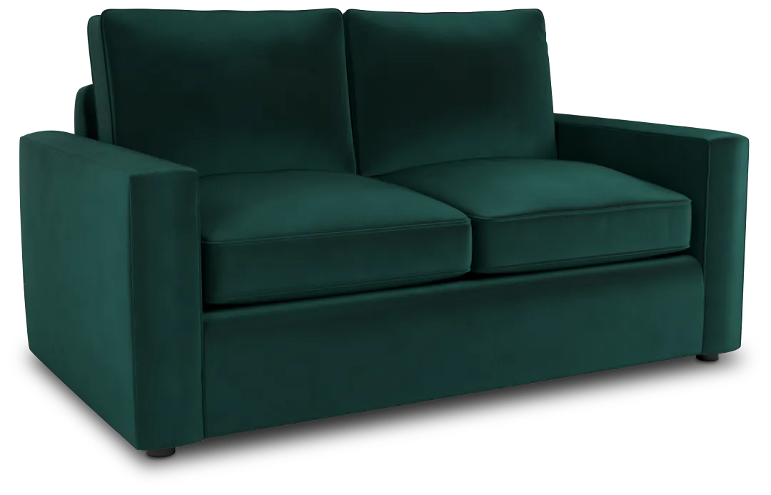 Siesta Joya Green Fabric Loveseat