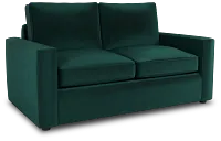 Siesta Joya Green Fabric Loveseat