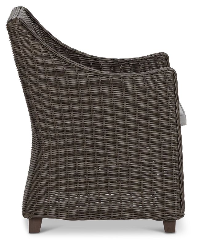 Canyon Gray Woven Arm Chair