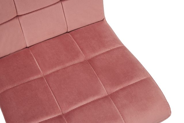 Jenna Pink Velvet Upholstered Side Chair