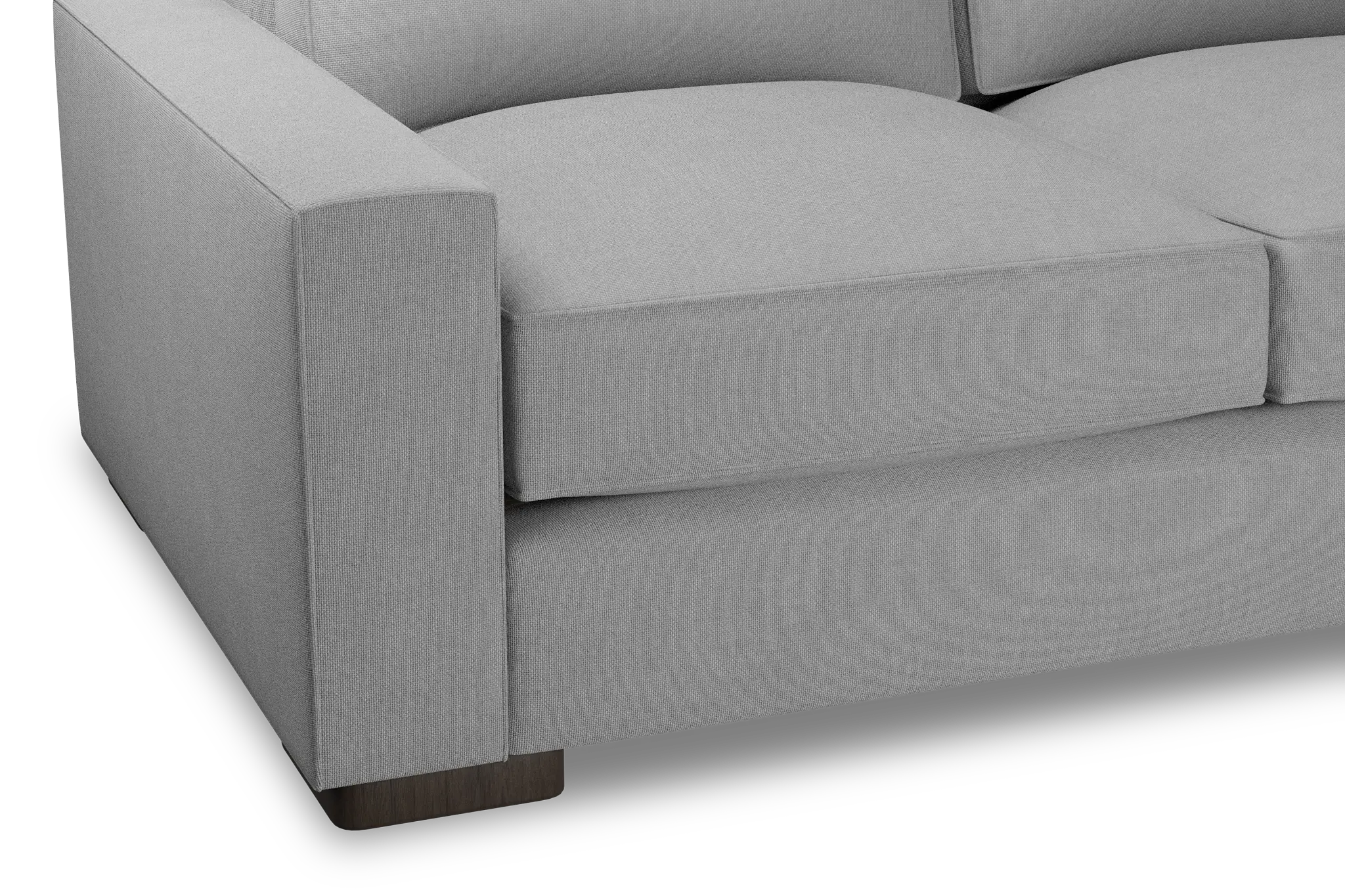 Edgewater Suave Gray Medium Two-arm Sectional Edgewater Suave Gray Medium Two-arm Sectional