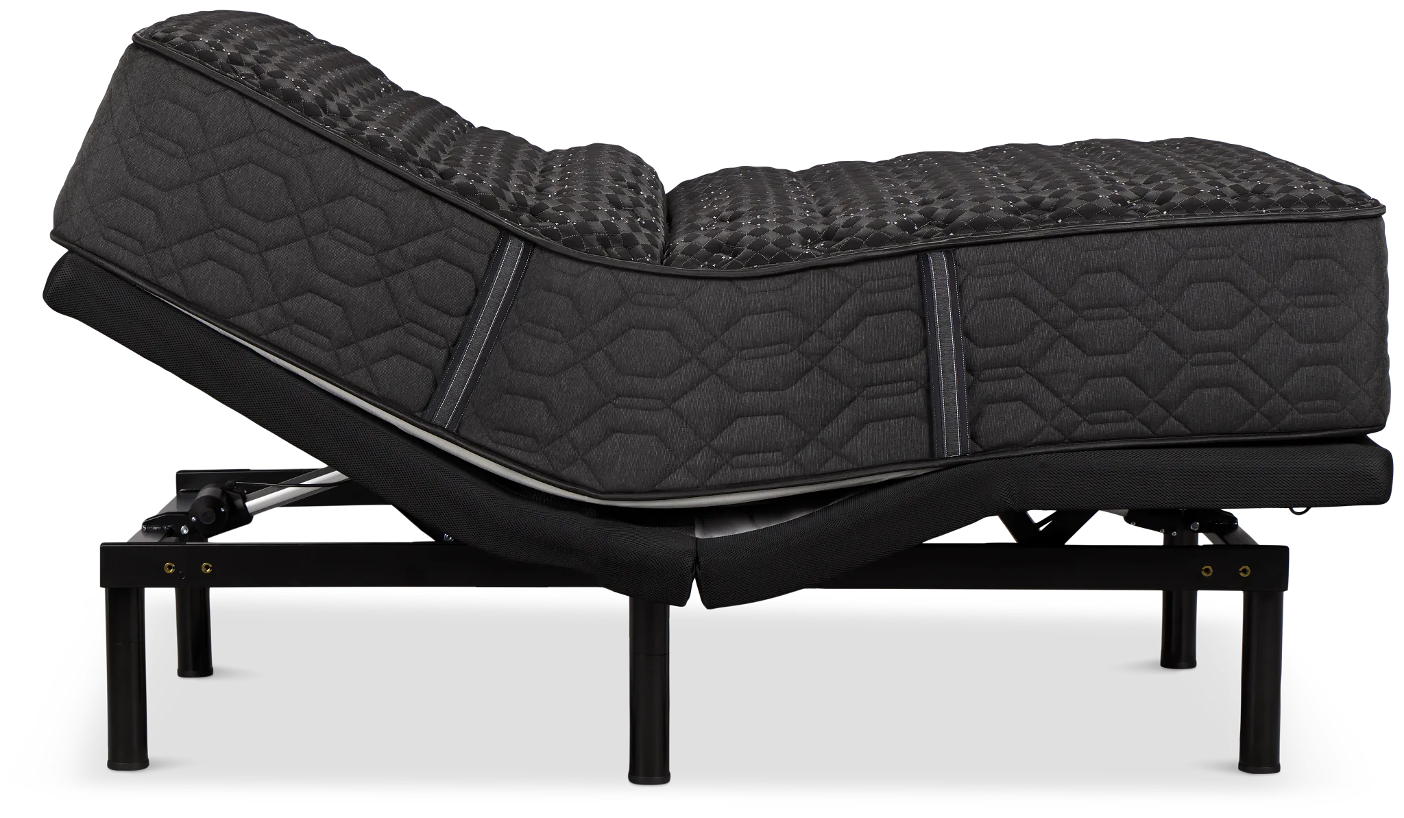 Beautyrest Black Series Three Extra Firm Deluxe Adjustable Mattress Set