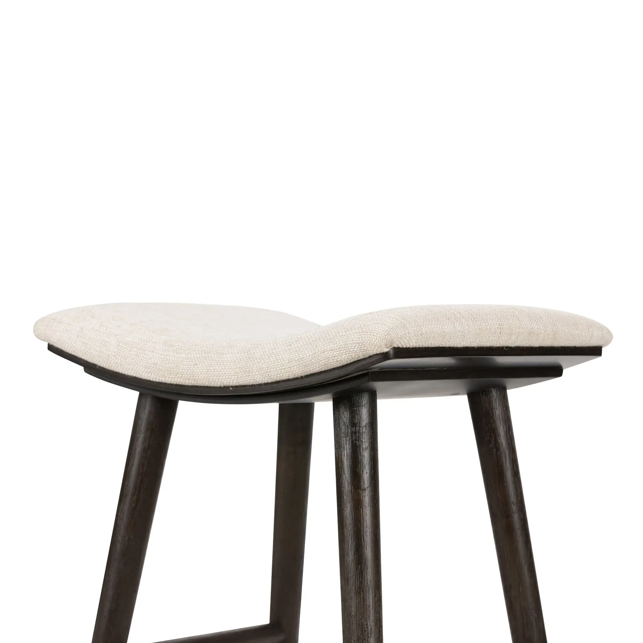 Four Hands Myles Light Beige Fabric 24" Upholstered Barstool Four Hands Myles Light Beige Fabric 24" Upholstered Barstool