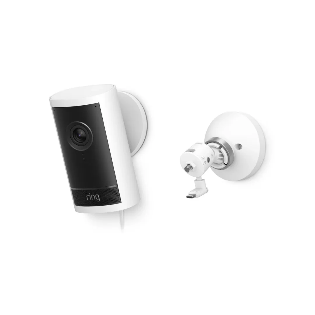 Ring Cam Pro Poe White Outdoor Security Cameras