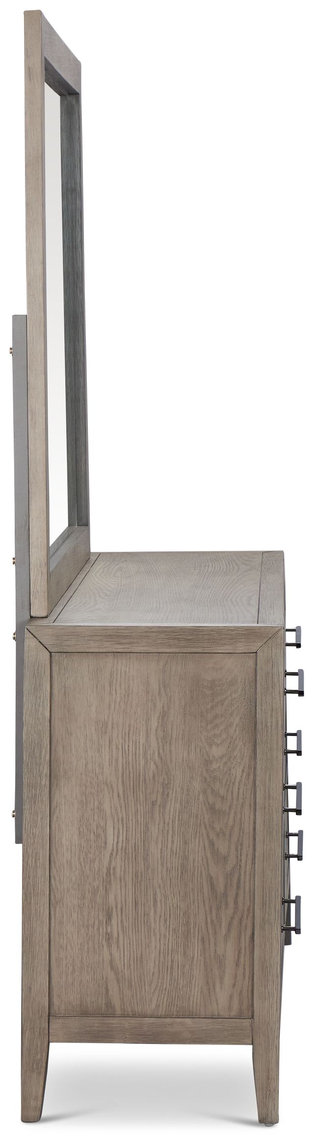 Alden Gray Dresser & Mirror