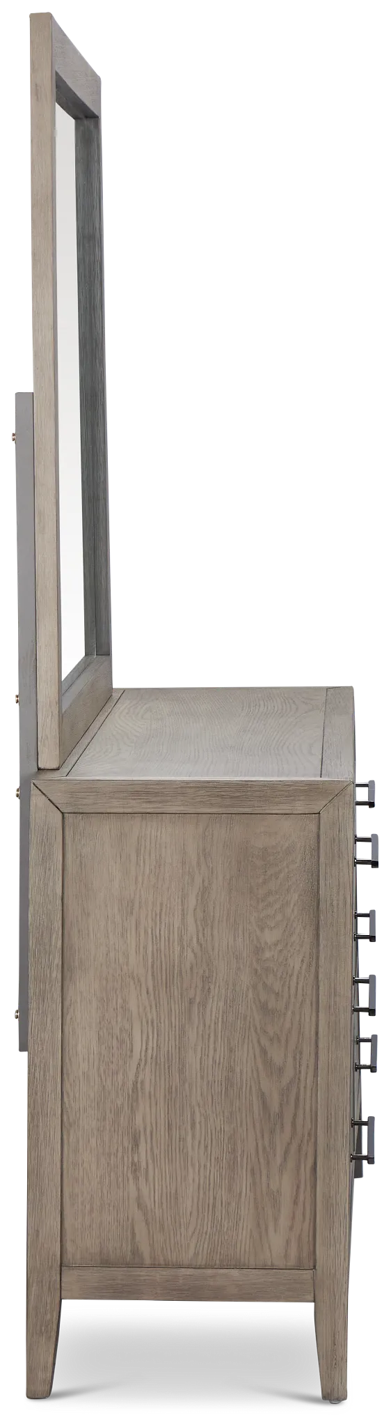Alden Gray Dresser & Mirror