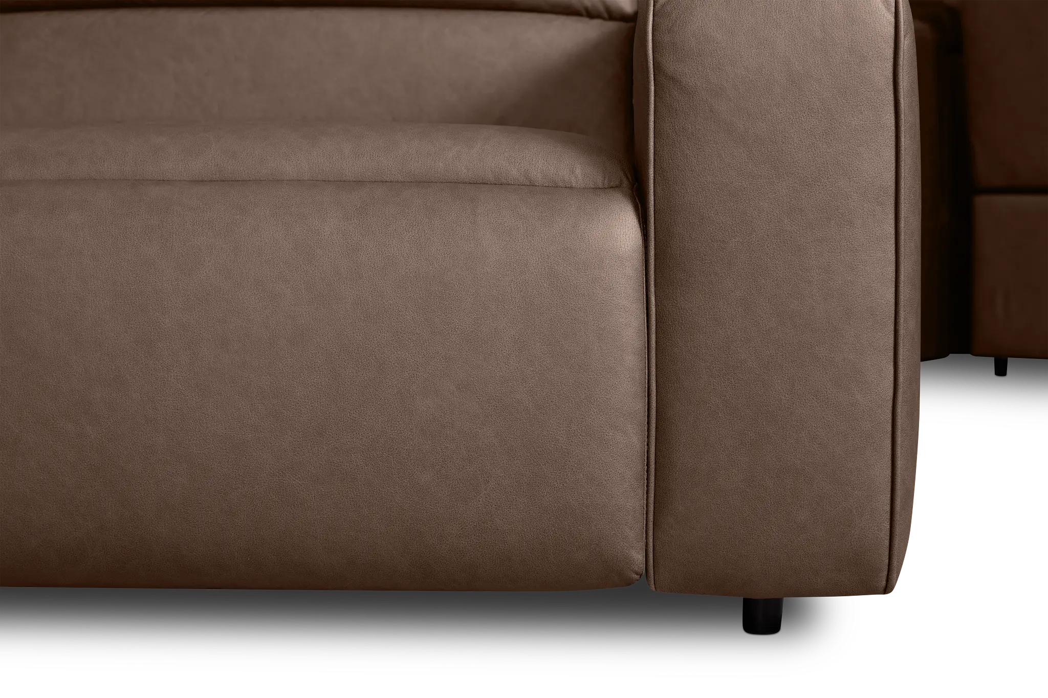 Sawyer Dark Brown Micro Large Dual Power Reclining Two-arm Sectional Sawyer Dark Brown Micro Large Dual Power Reclining Two-arm Sectional