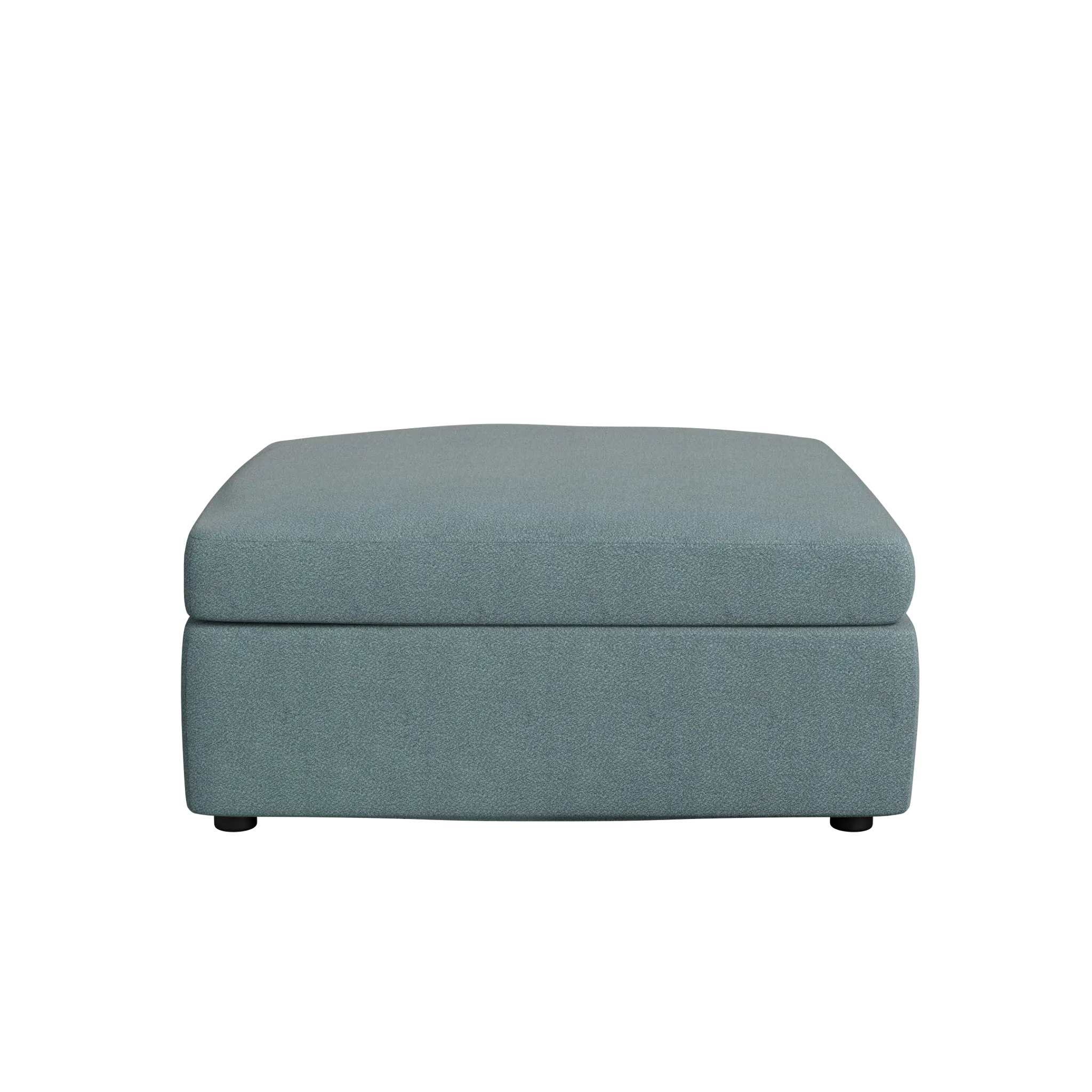 Destin Sutton Blue Fabric Cocktail Ottoman Destin Sutton Blue Fabric Cocktail Ottoman