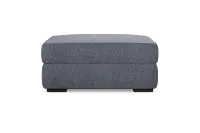 Edgewater Elevation Gray Ottoman
