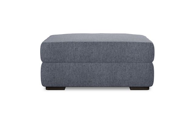 Edgewater Elevation Gray Ottoman