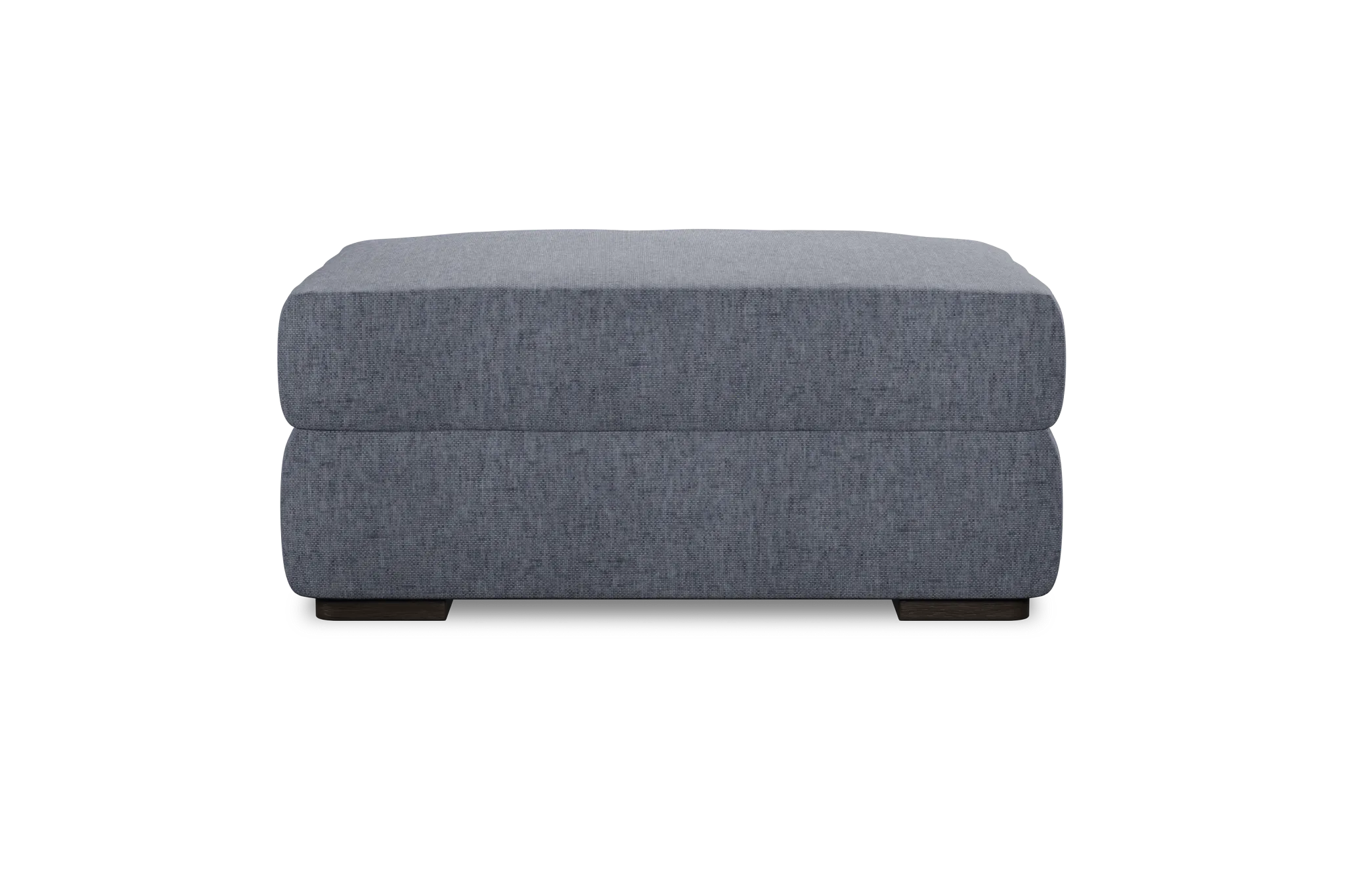 Edgewater Elevation Gray Ottoman