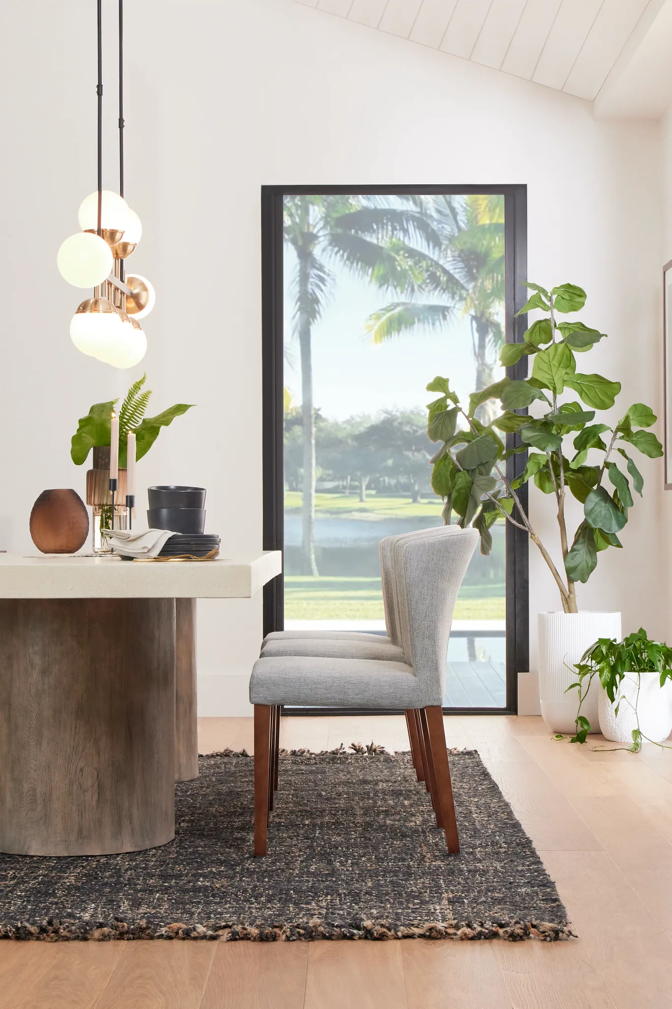 Jensen White Rectangular Table