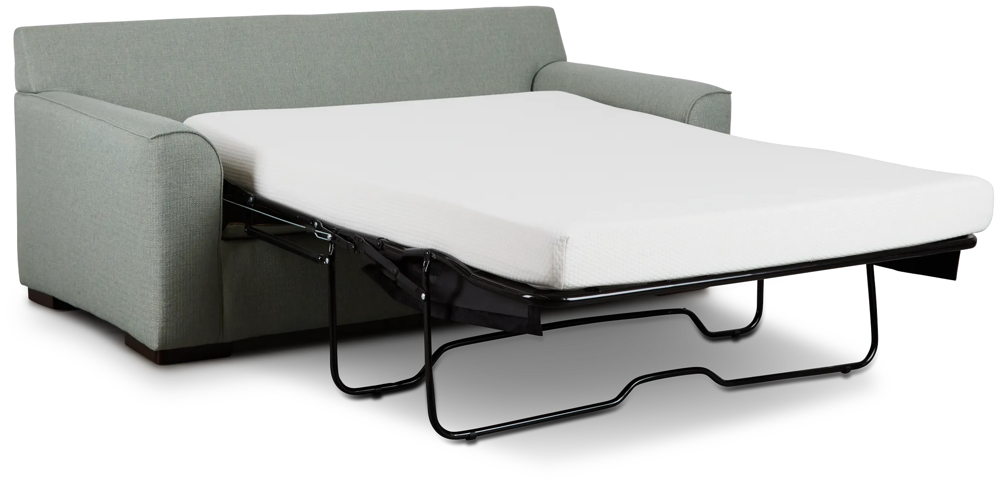 Austin Green Fabric Memory Foam Sleeper