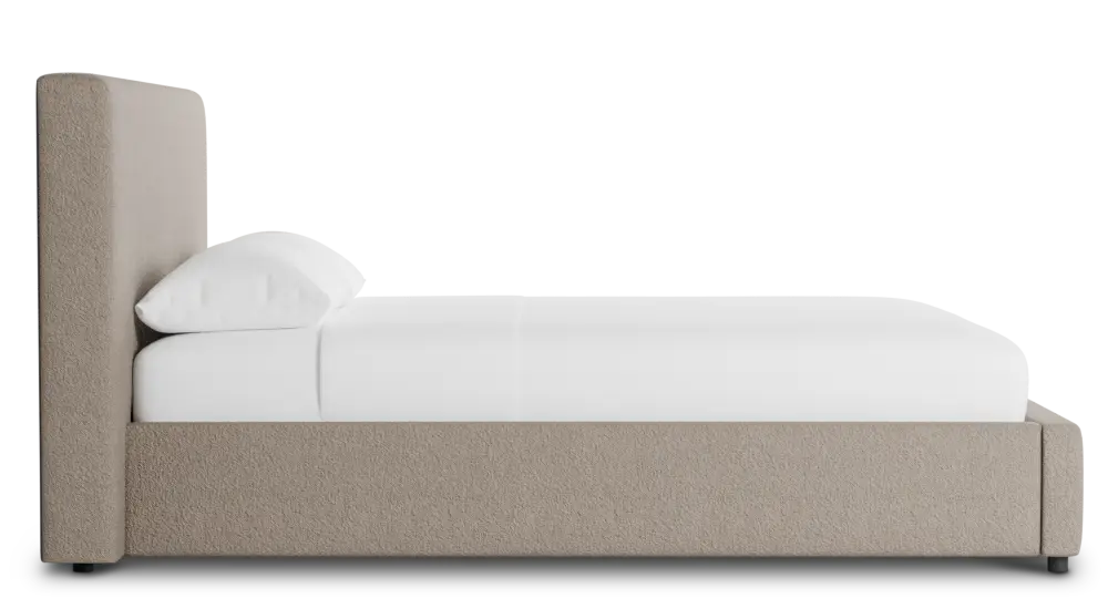 Grayton Elite Brown 44" Upholstered Platform Bed Grayton Elite Brown 44" Upholstered Platform Bed