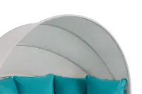Biscayne Dark Teal Canopy Daybed