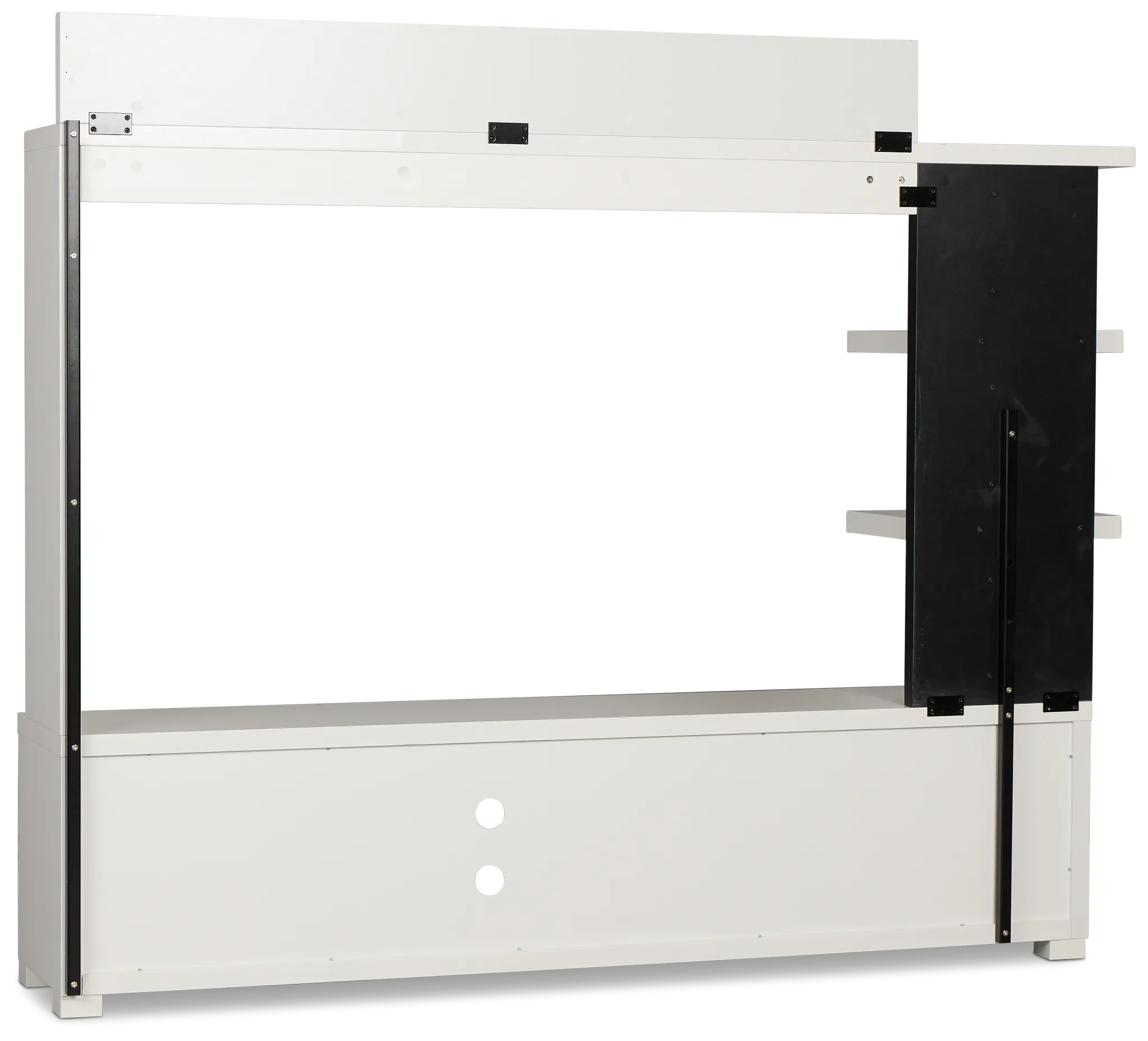 Doral White Entertainment Wall