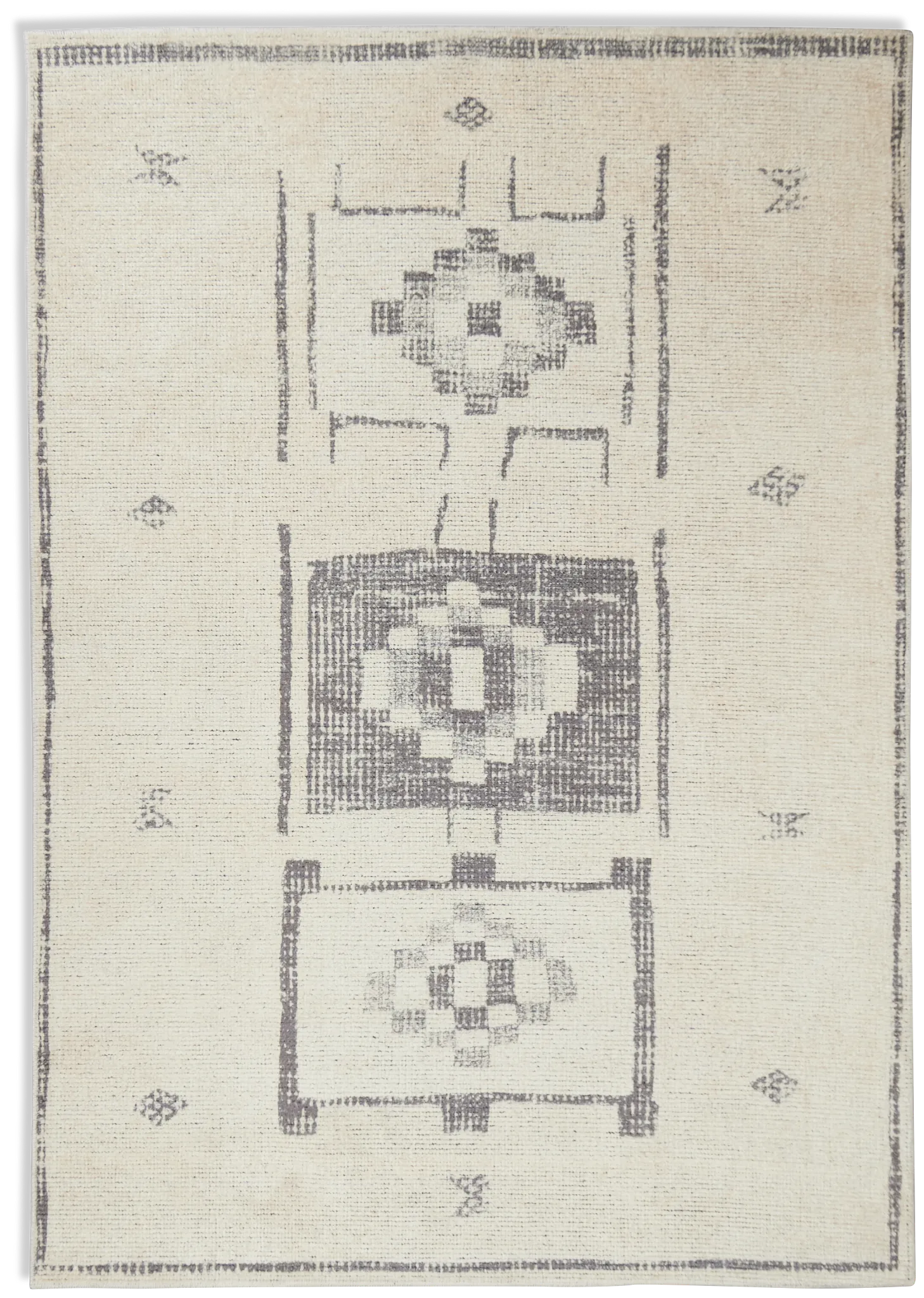 Tessa Black 7x10 Area Rug