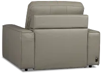 Rudy Gray Lthr/vinyl Power Extension Chaise