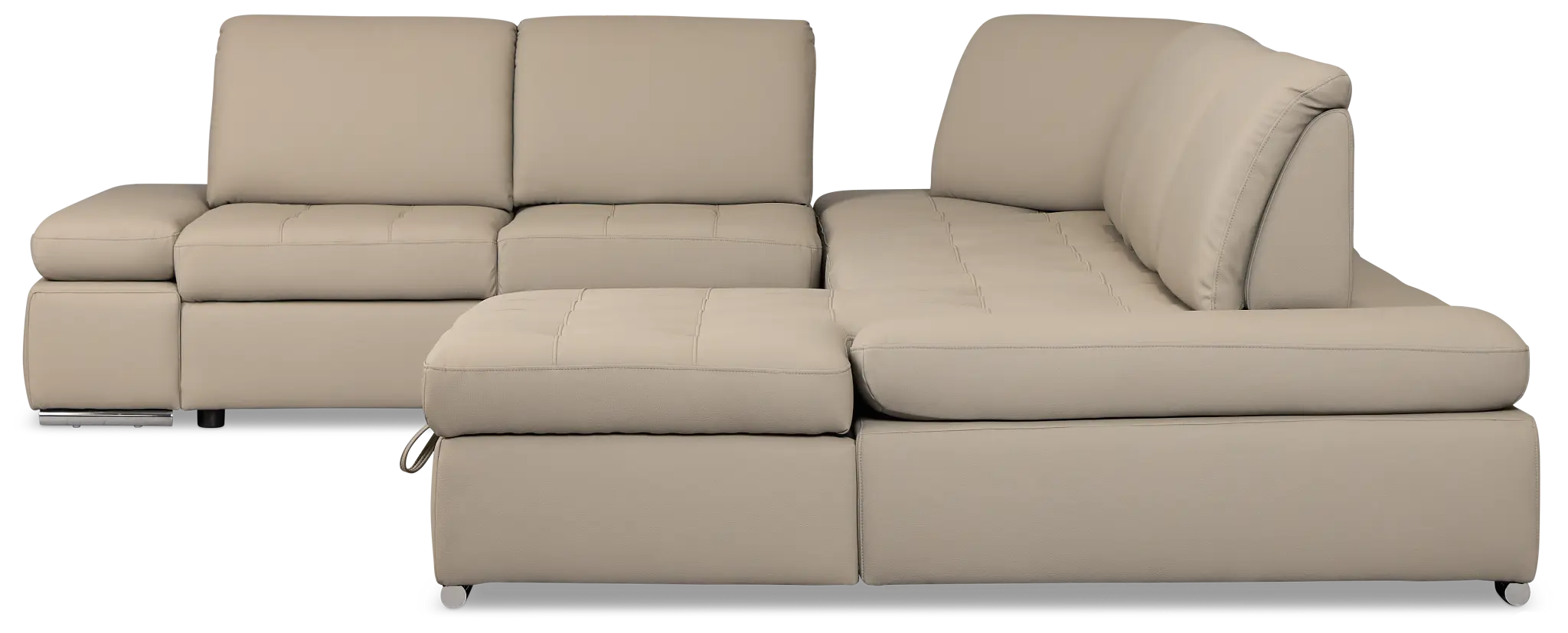Eden Gray Micro Medium Right Chaise Sleeper Sectional Eden Gray Micro Medium Right Chaise Sleeper Sectional