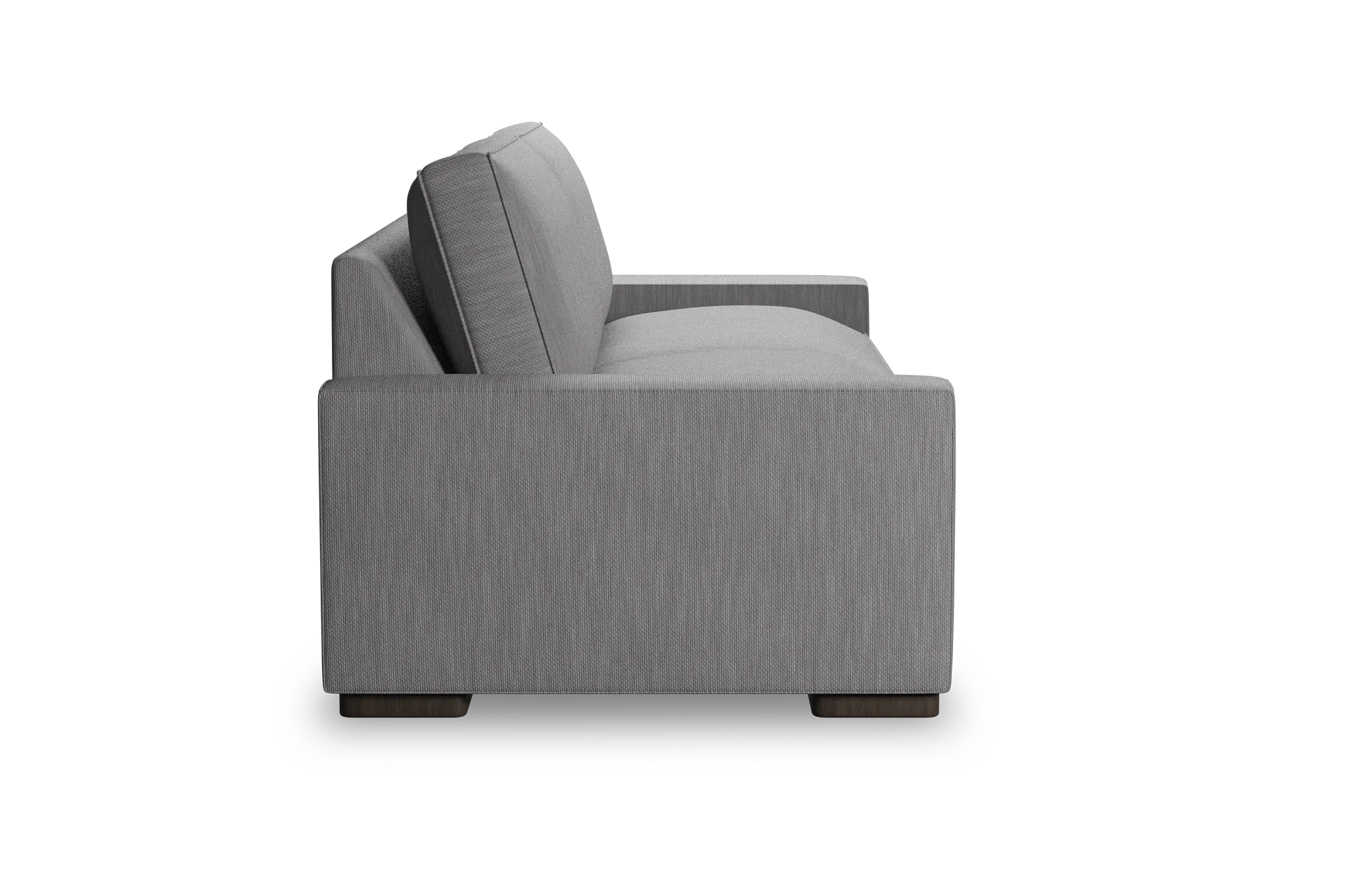 Edgewater Revenue Gray 96" Sofa W/ 2 Cushions