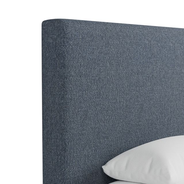 Grayton Maguire Blue 54" Upholstered Platform Bed