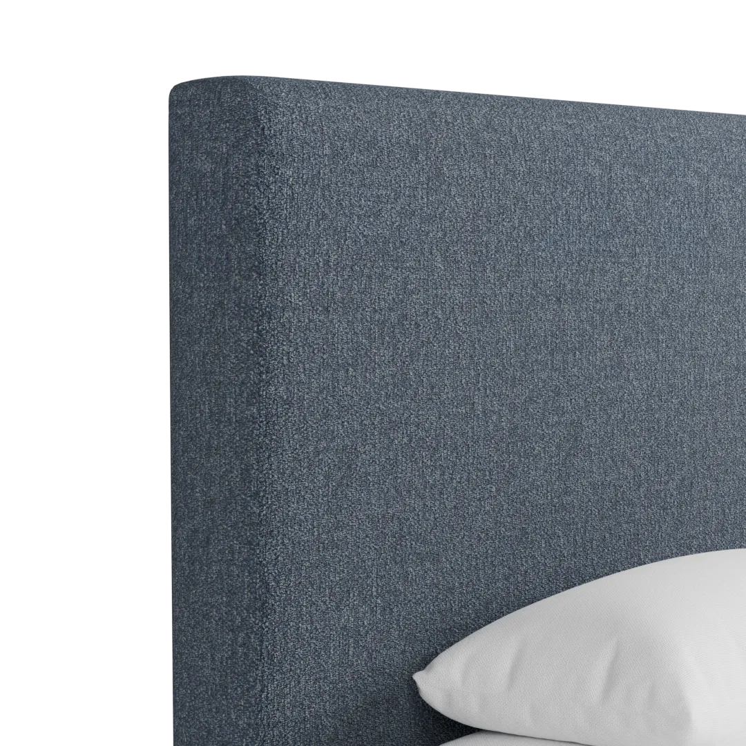 Grayton Maguire Blue 54" Upholstered Platform Bed