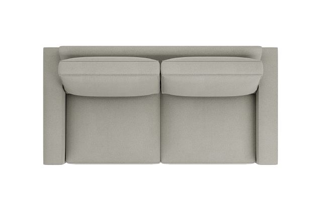 Edgewater Elite Gray 84" Sofa W/ 2 Cushions
