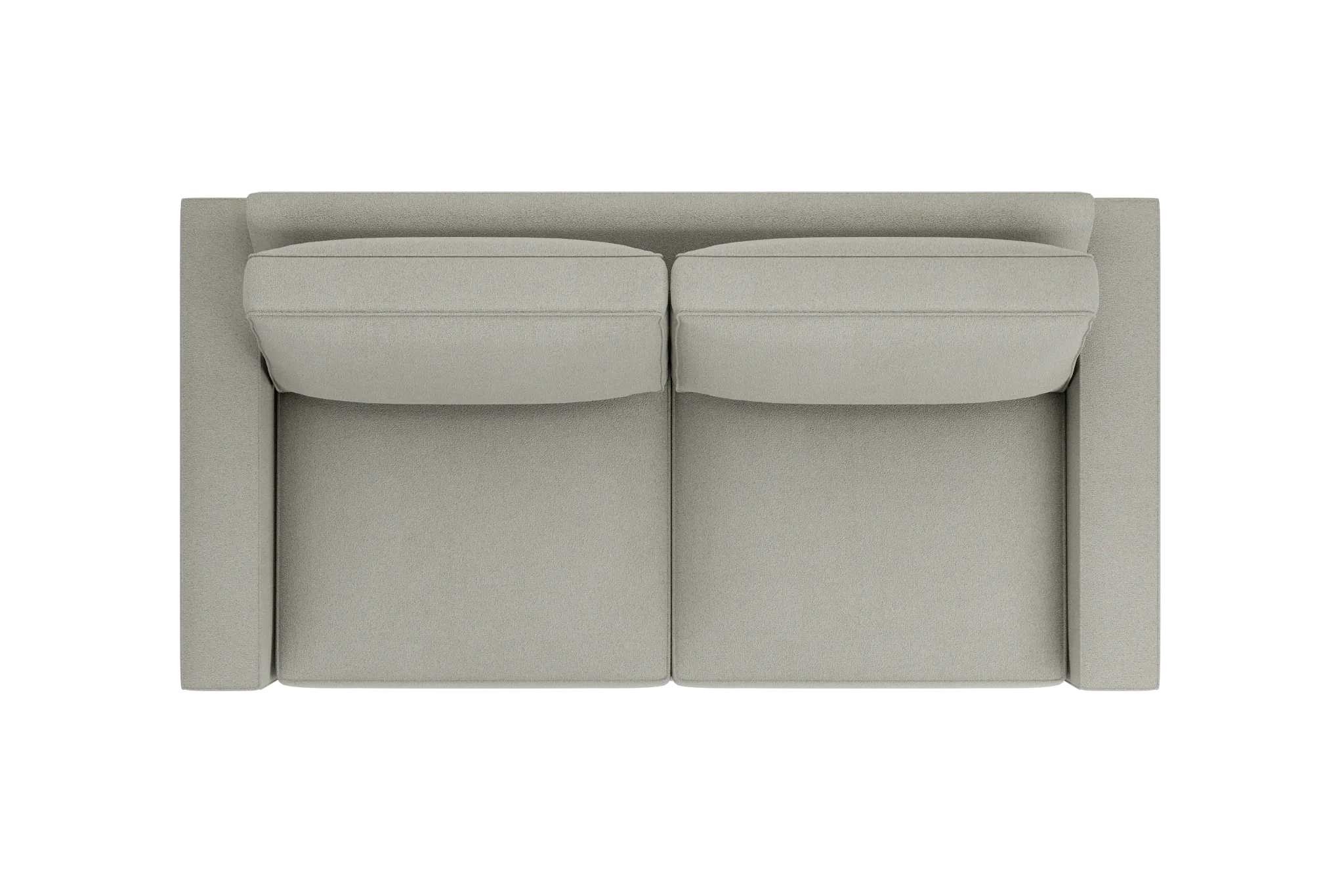 Edgewater Elite Gray 84" Sofa W/ 2 Cushions