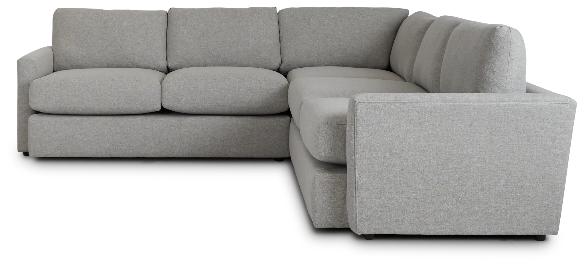 Noah Khaki Fabric Small Two-arm Sectional Noah Khaki Fabric Small Two-arm Sectional