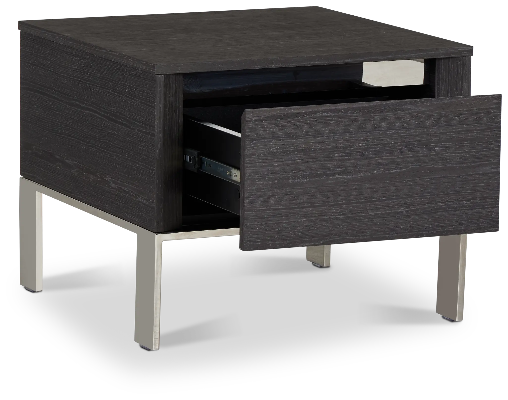 Vancouver Dark Gray Square End Table Vancouver Dark Gray Square End Table