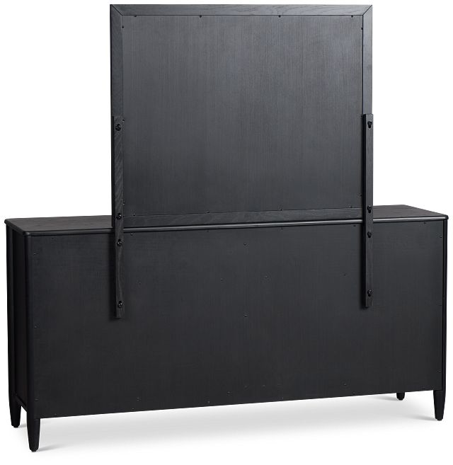 Stockton Black Dresser & Mirror