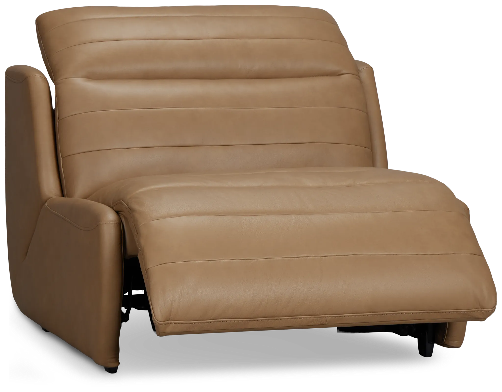 Ronnie Brown Lthr/vinyl Power Recliner With Power Headrest