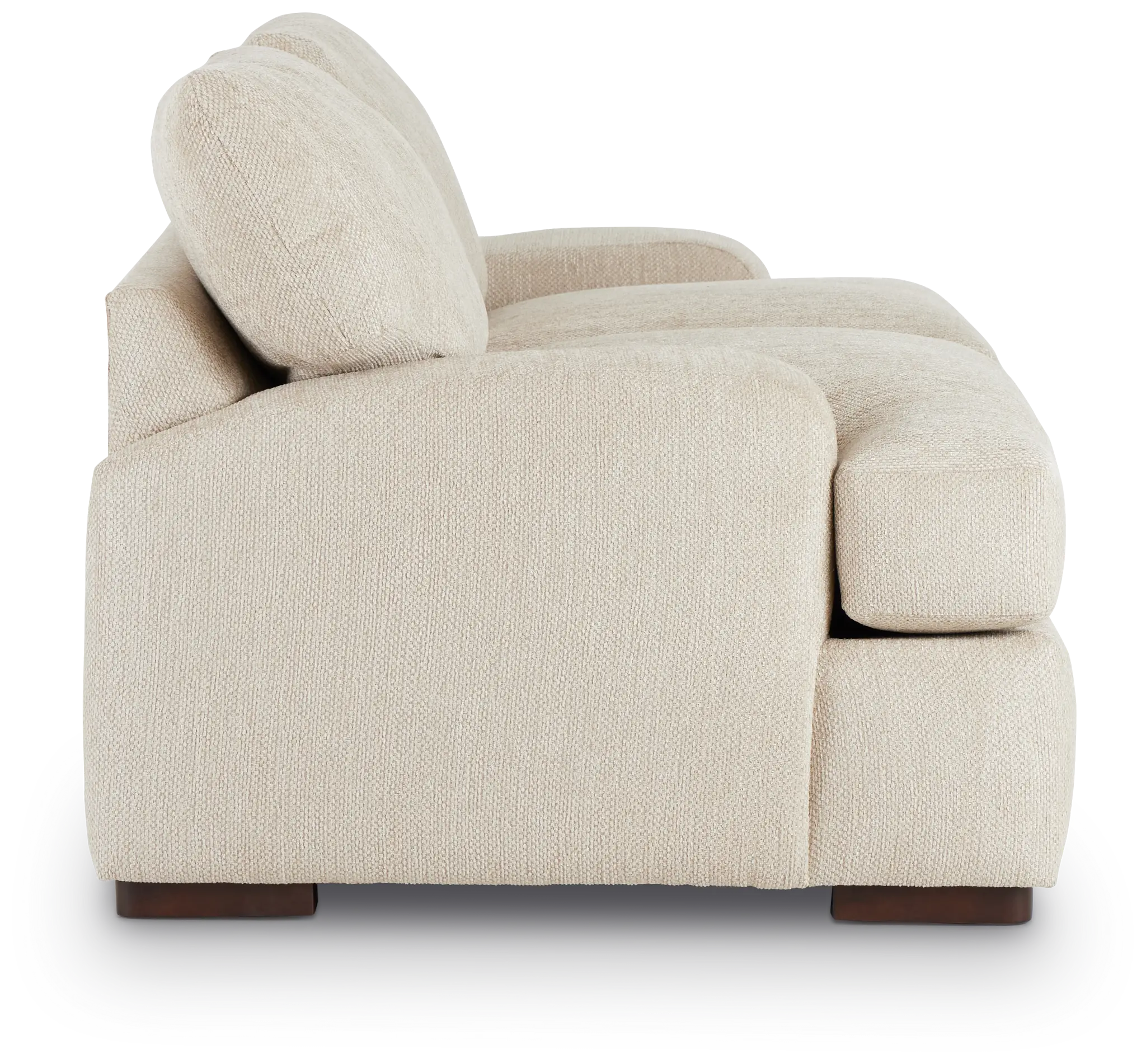 Alpha Beige Fabric Loveseat Alpha Beige Fabric Loveseat