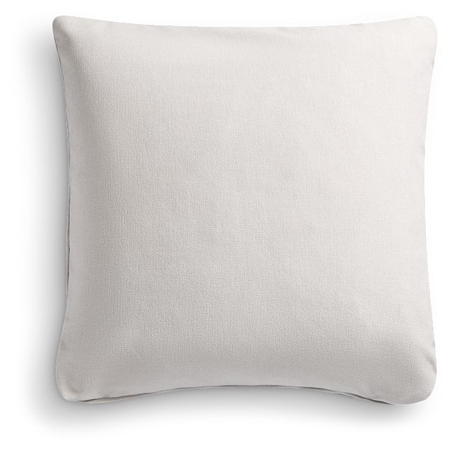 Citymod Light Gray Fabric 20" Accent Pillow