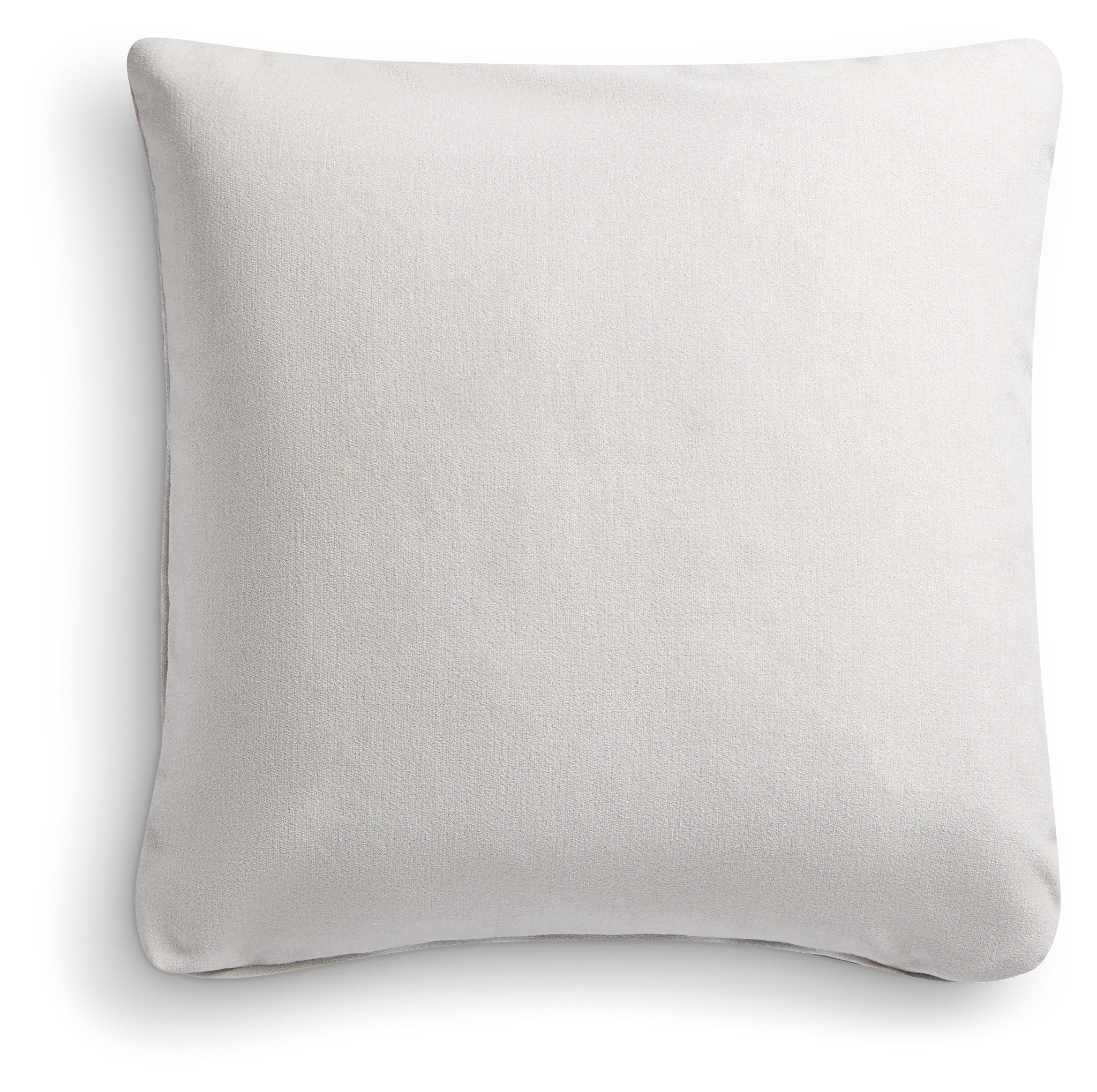 Citymod Light Gray Fabric 20" Accent Pillow