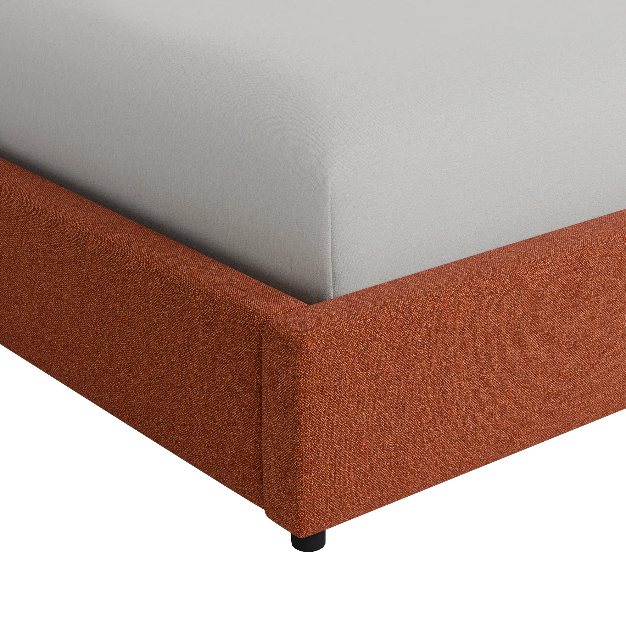 Grayton Elite Medium Brown 54" Upholstered Platform Bed Grayton Elite Medium Brown 54" Upholstered Platform Bed