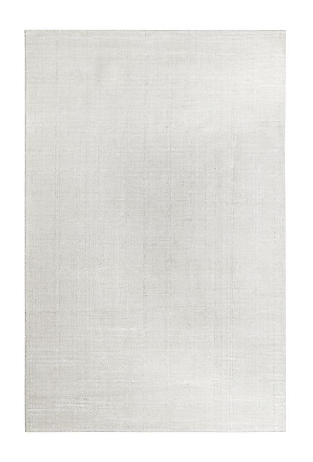 Divine White Viscose Bl 5x8 Area Rug