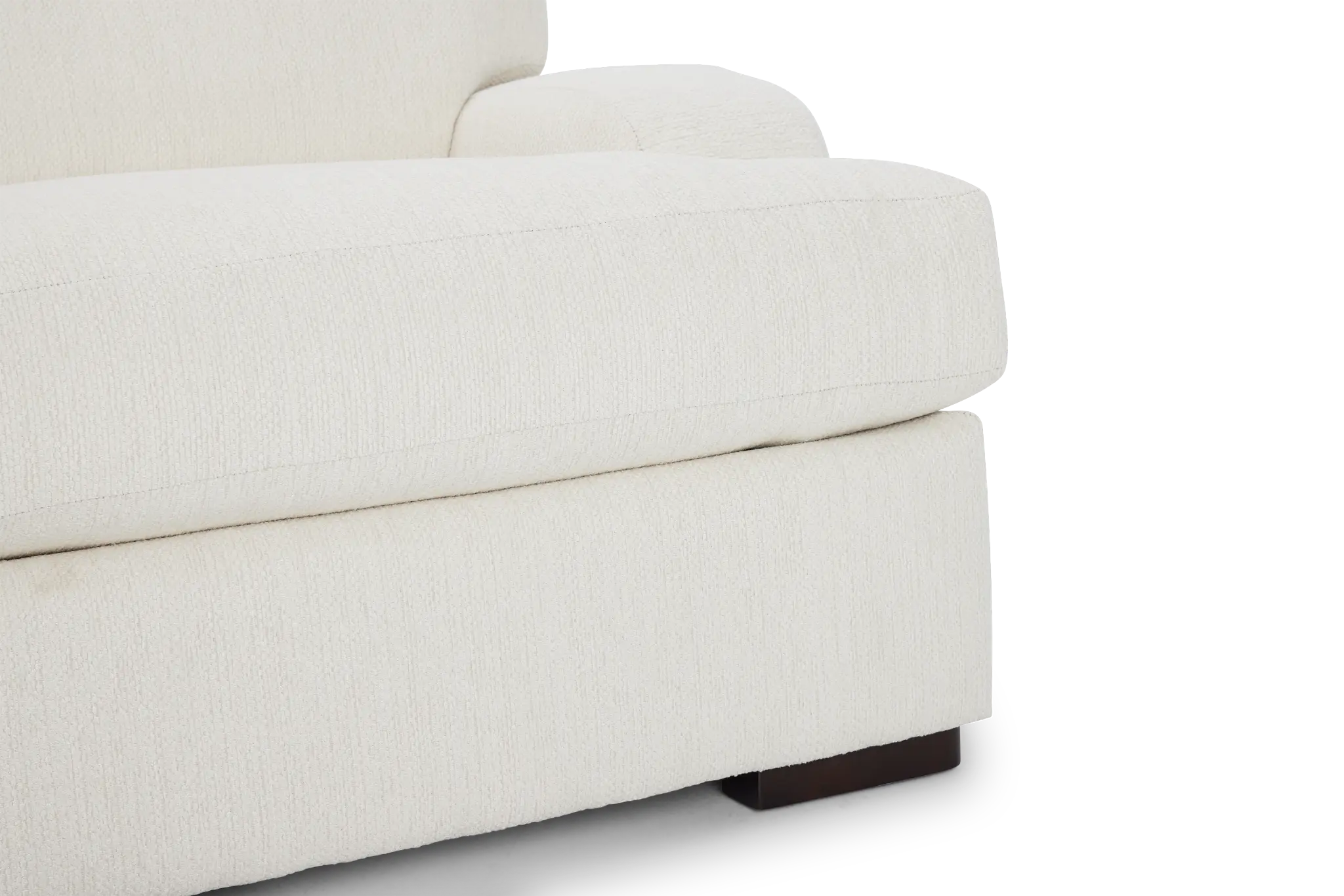 Alpha White Fabric Left Chaise Sectional Alpha White Fabric Left Chaise Sectional
