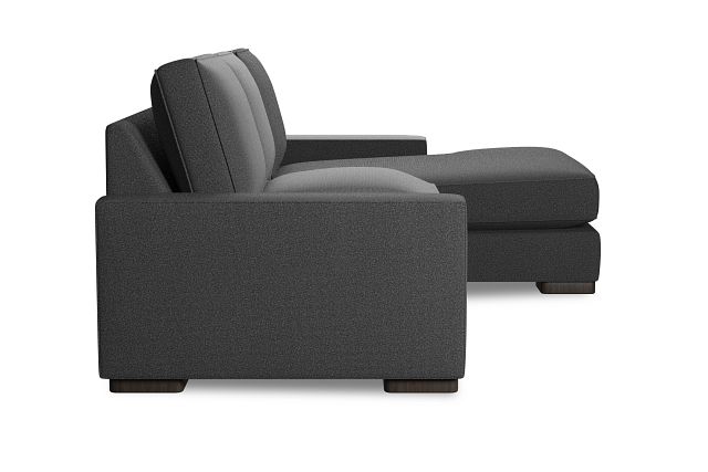 Edgewater Delray Dark Gray Right Chaise Sectional (2)