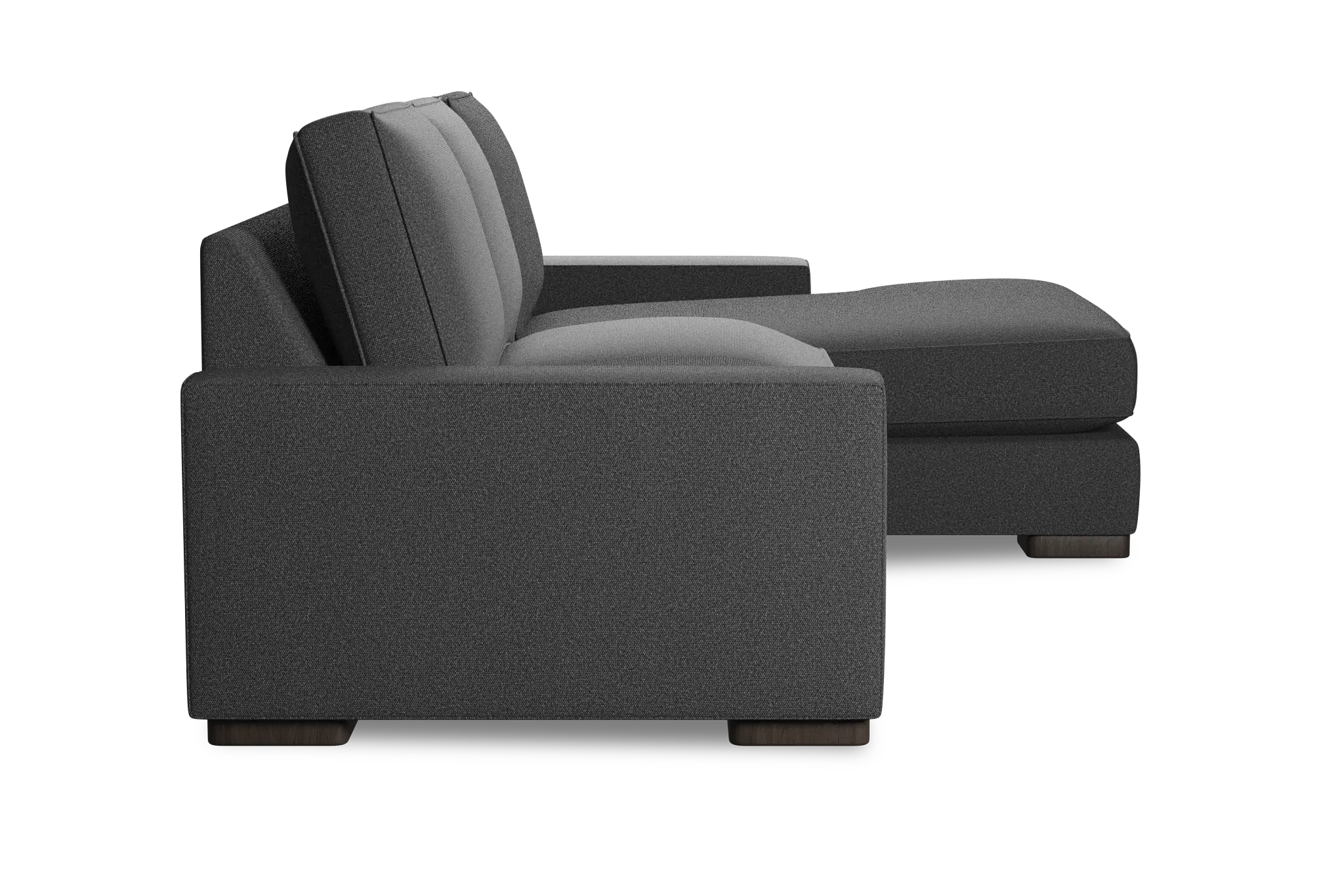 Edgewater Delray Dark Gray Right Chaise Sectional Edgewater Delray Dark Gray Right Chaise Sectional