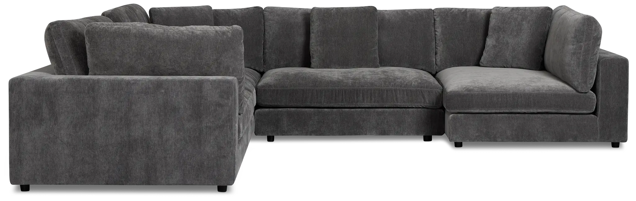 Lounge Dark Gray Fabric Medium Right Chaise Sectional Lounge Dark Gray Fabric Medium Right Chaise Sectional