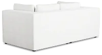 Destin Sutton White Fabric 2 Piece Modular Sofa